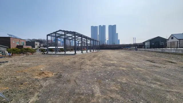 청주시 흥덕구 원평동 원평동 약 91평·넓은 마당 신축 중 제조업소