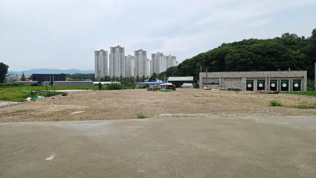 청주시 서원구 남이면 가마리 가마리 약 334평 공장용지·토목공사 일부 완료